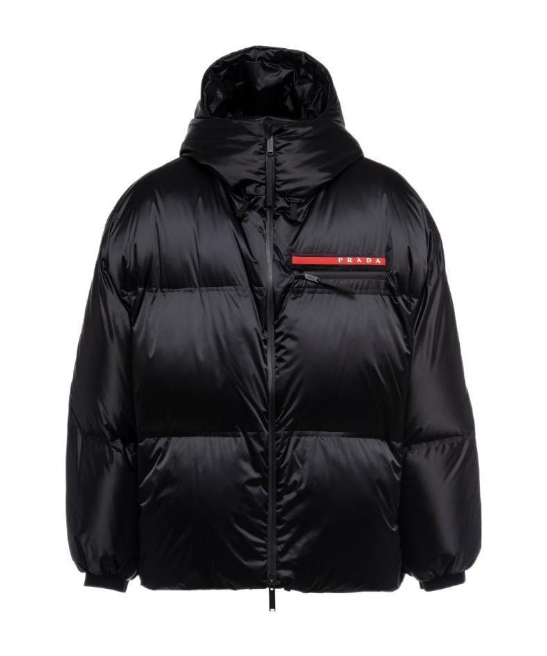 PRADA OVERSIZED TECHNICAL NYLON DOWN JACKET