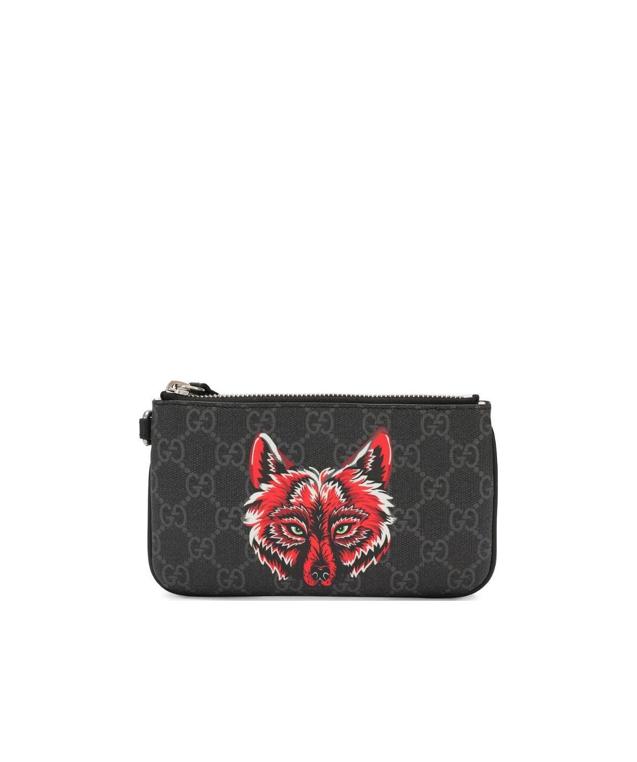 Gucci Printed Purse In Black