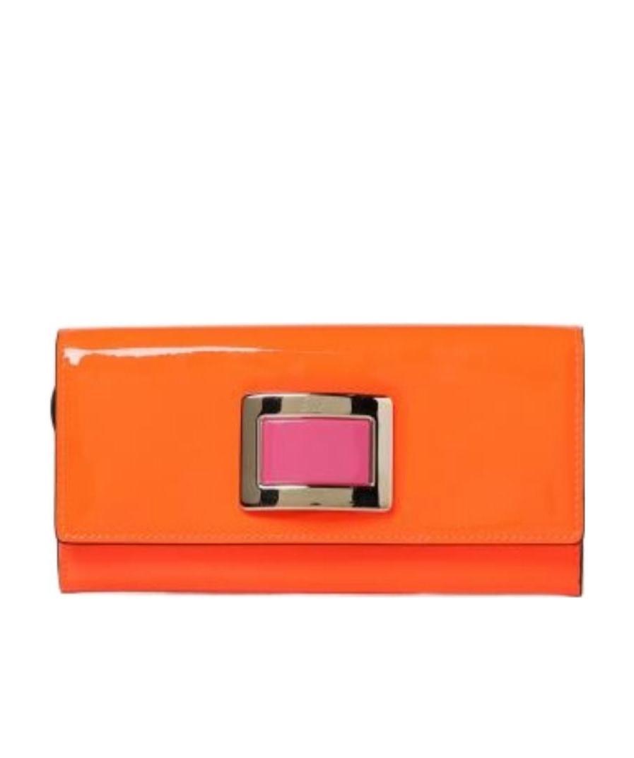 Roger Vivier Logo Flip Shoulder Bag In Pink