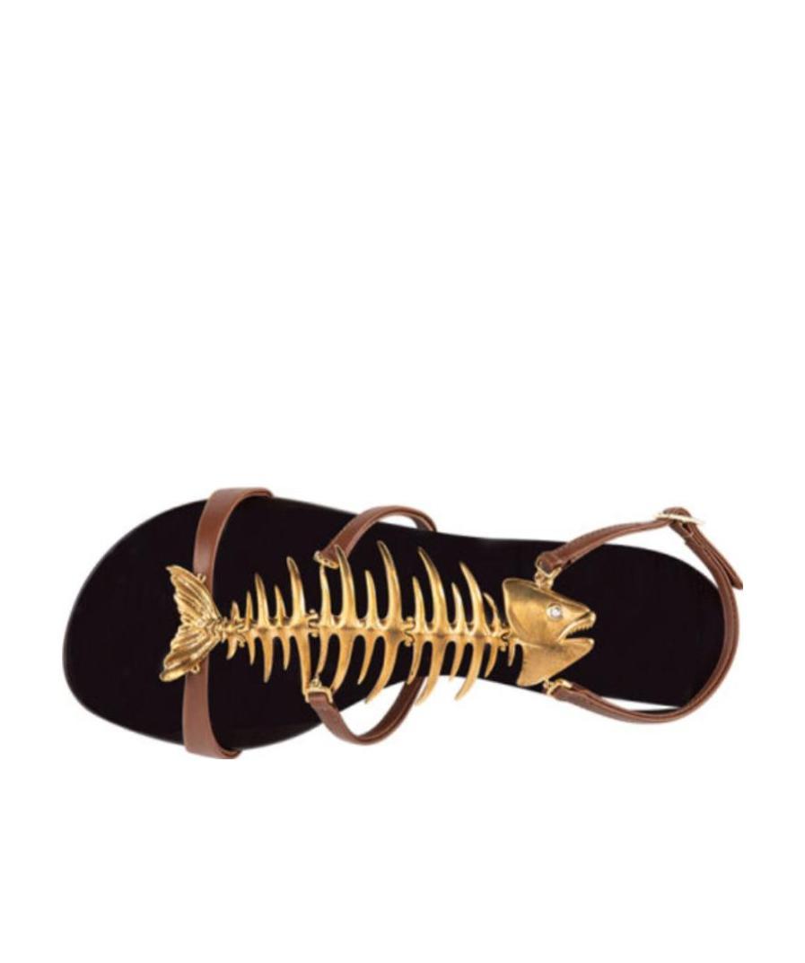 GIUSEPPE ZANOTTI FISHBONE DETAILS SANDALS