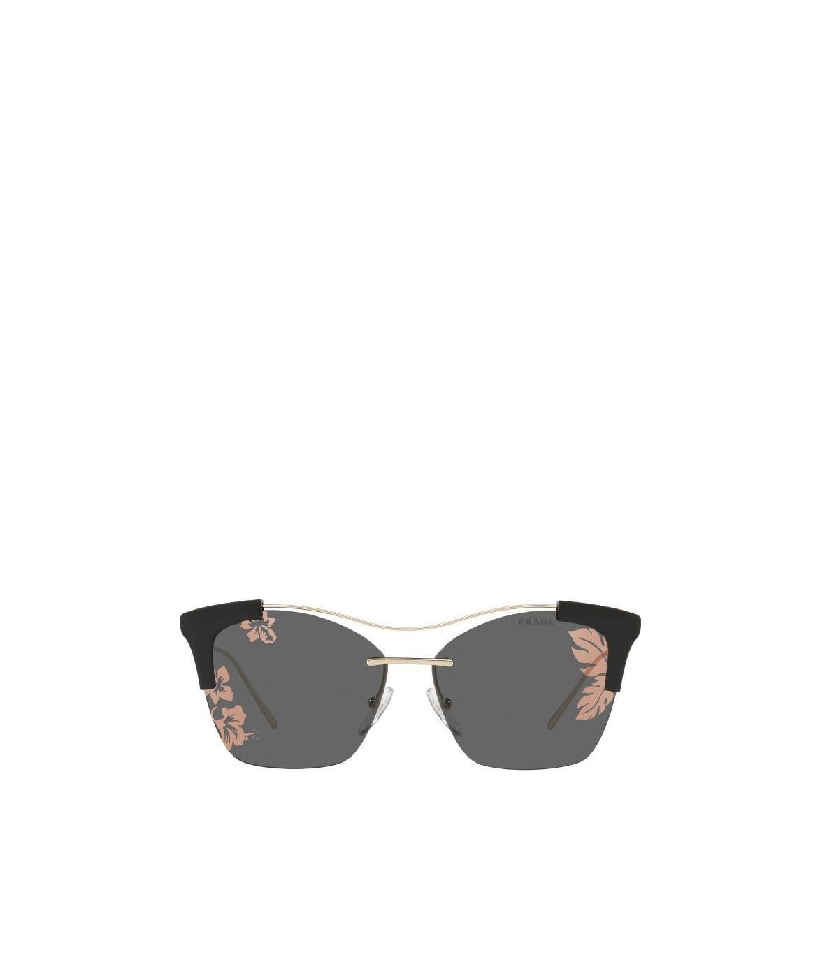Prada Logo Sunglasses In Gray