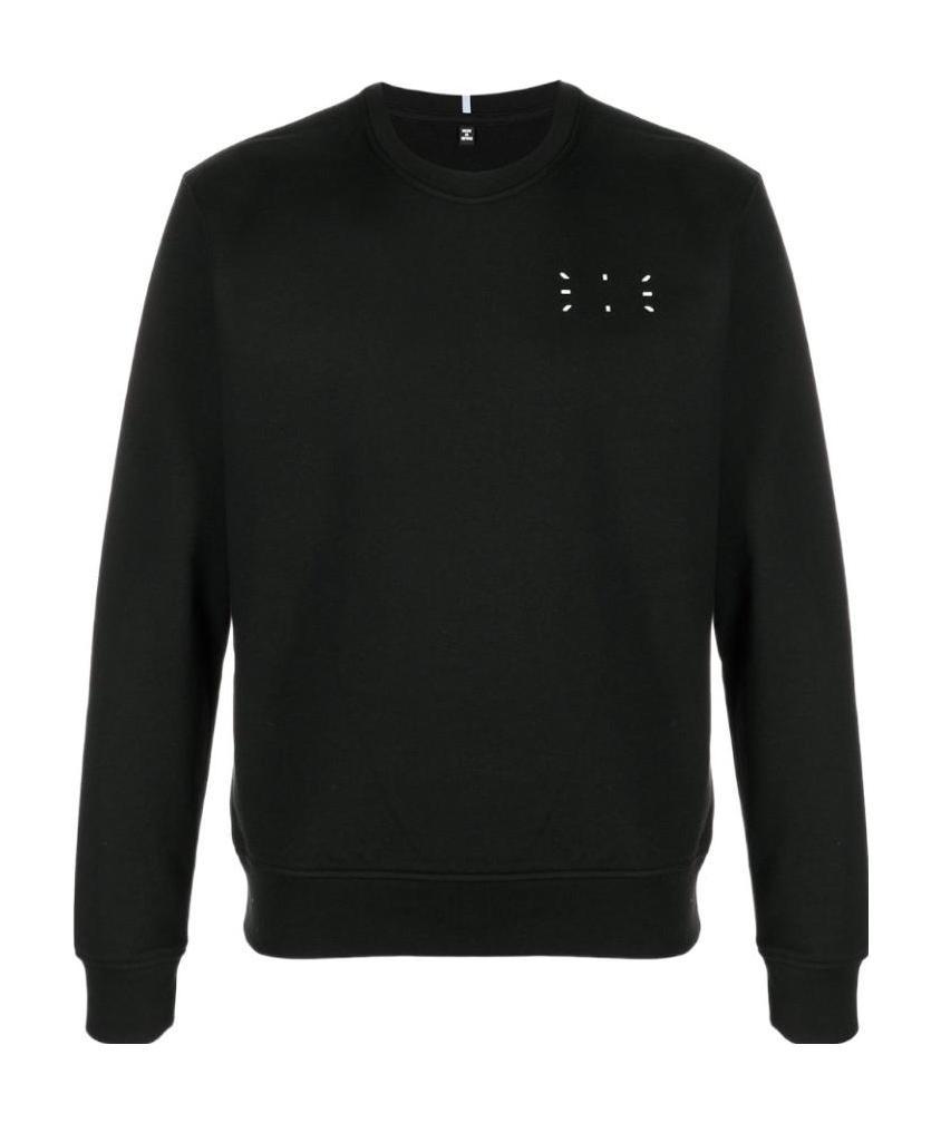 Alexander Mcqueen Chest Print Detail Sweatshirt In Black