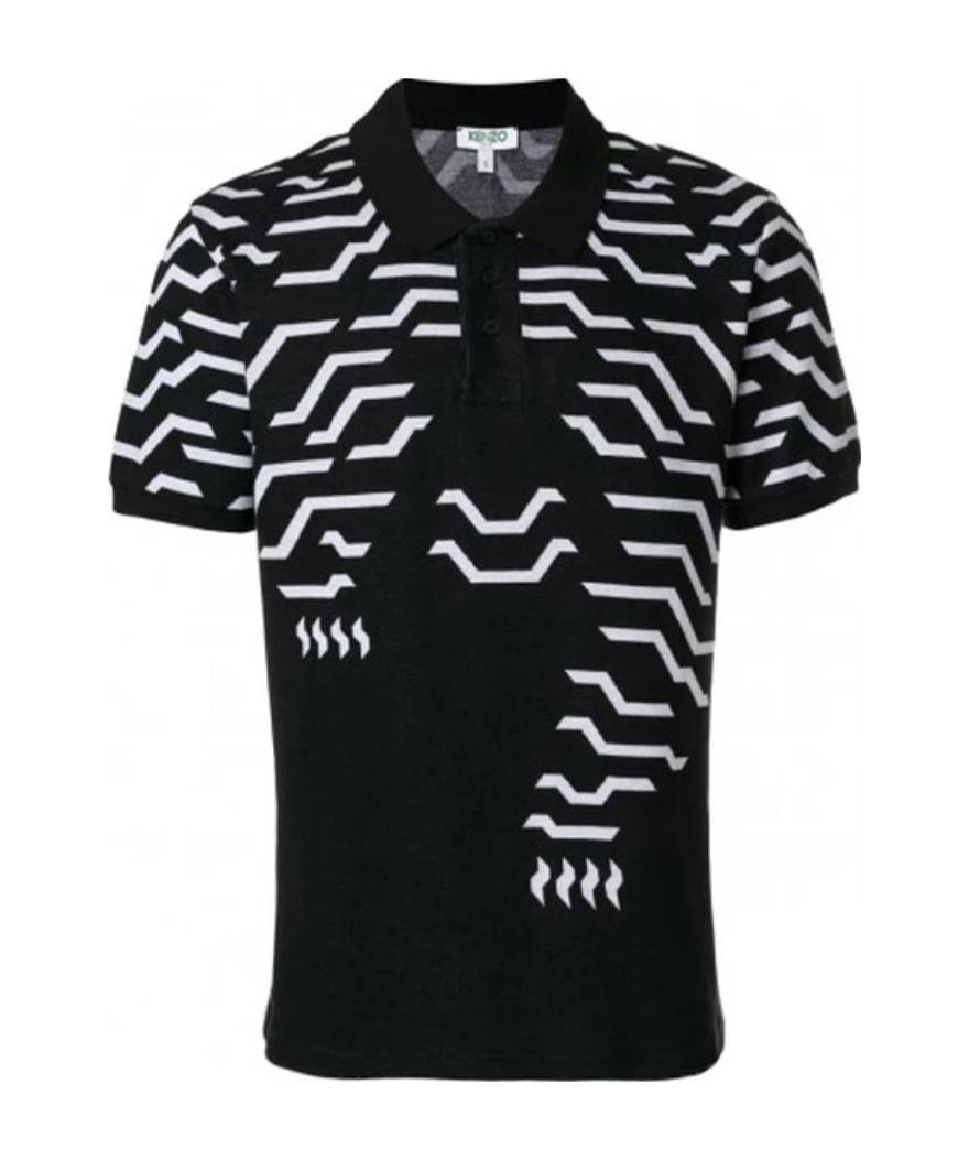 KENZO LAPEL POLO SHIRT