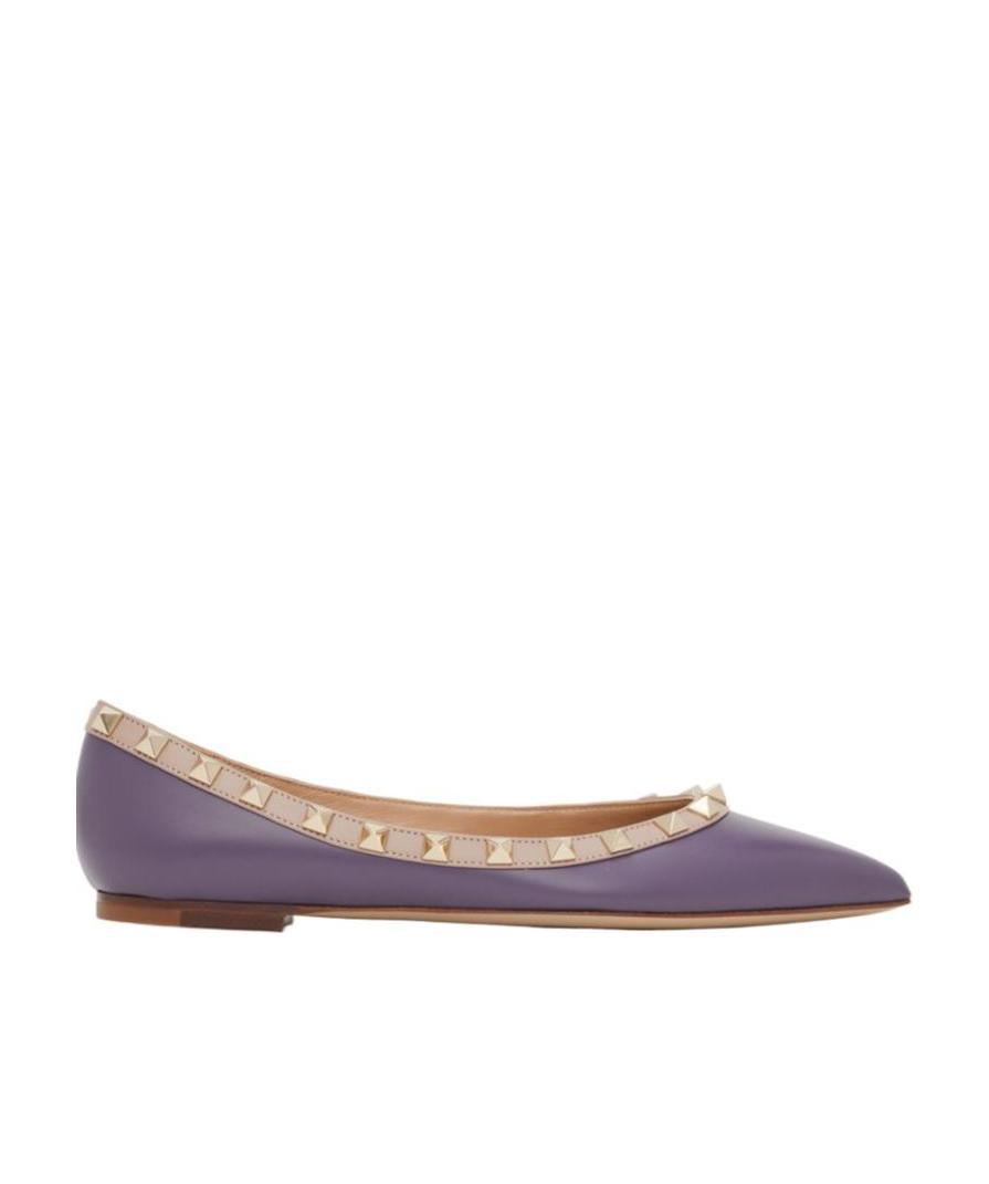 Valentino Pointed Ballet Shoes In Multicolor