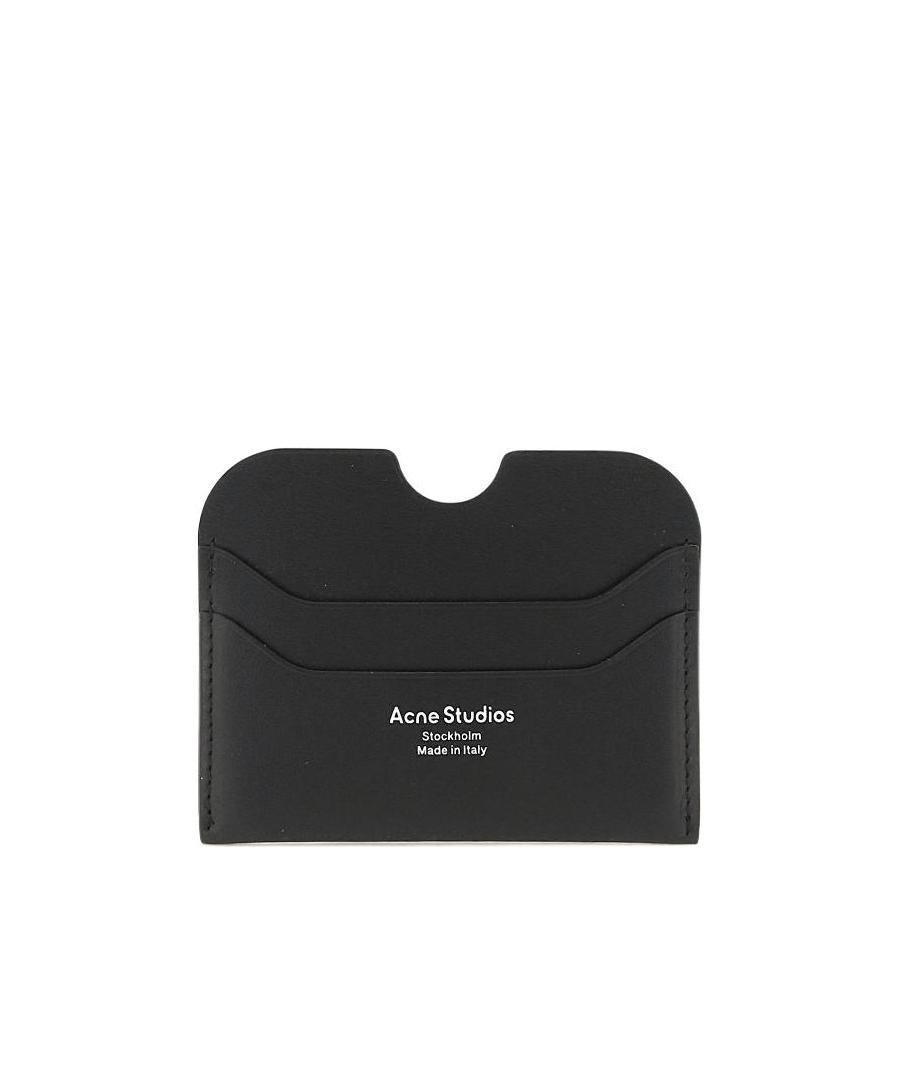 ACNE STUDIOS FOIL-LOGO CARDHOLDER
