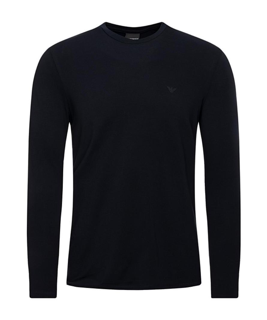 EMPORIO ARMANI PRINTED LOGO LONGSLEEVED T-SHIRT