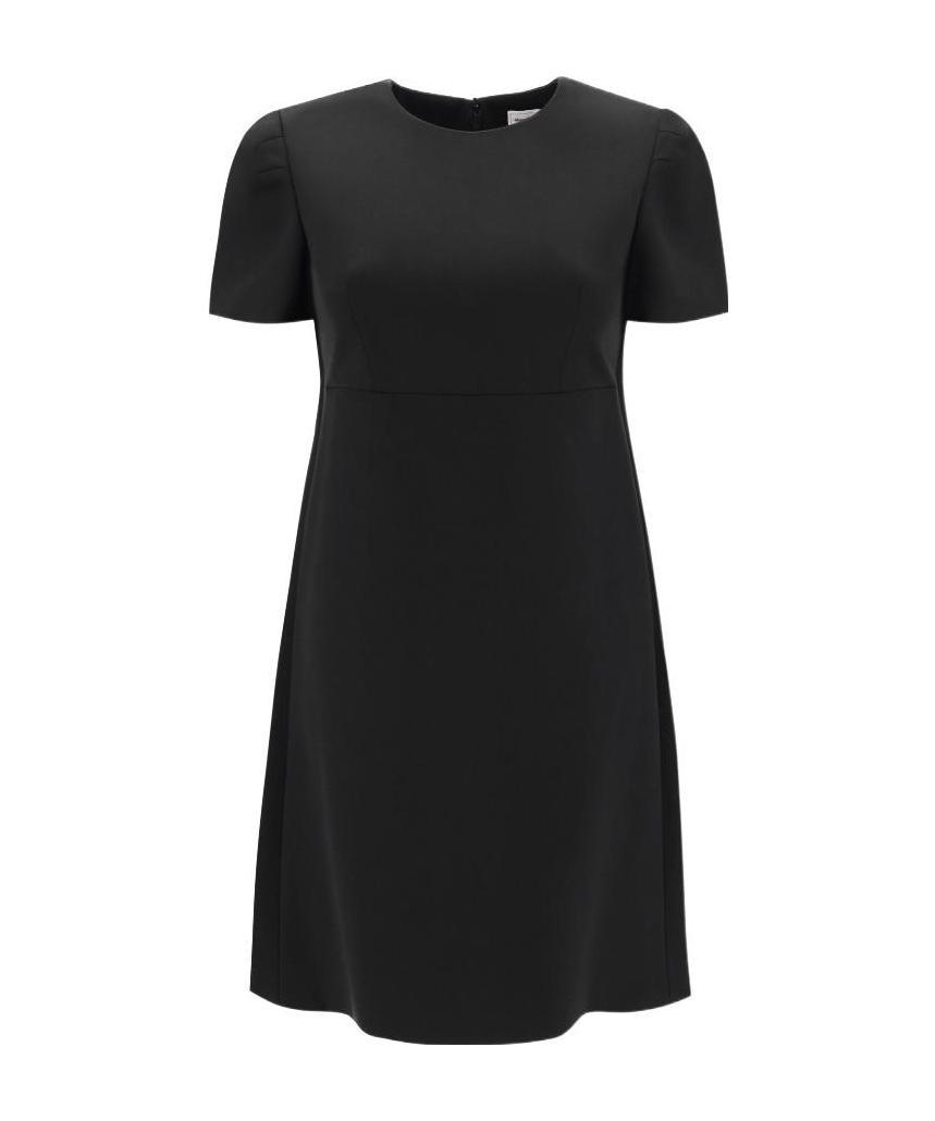Alexander Mcqueen A-line Mini Dress In Black