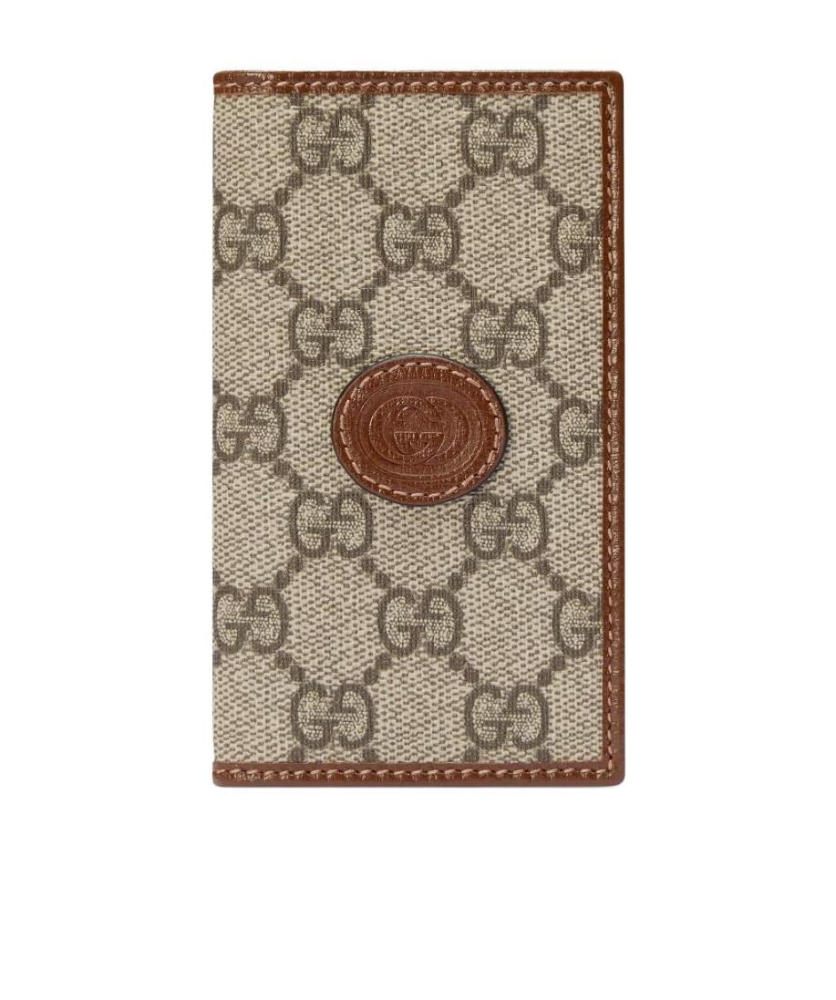 Gucci Gg-canvas Bi-fold Wallet In Nude