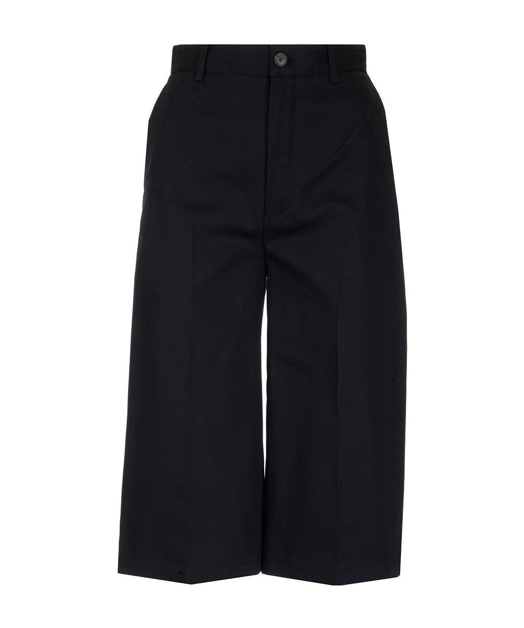 Balenciaga Straight Five-cent Pants In Black