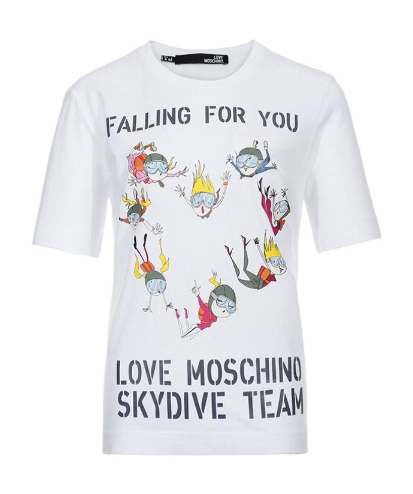 Moschino Printed T-shirt In White