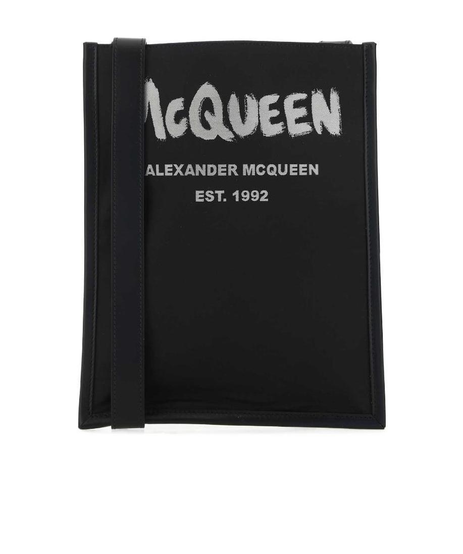ALEXANDER MCQUEEN ALEXANDER MCQUEEN LOGO PRINTED CROSSBODY BAG