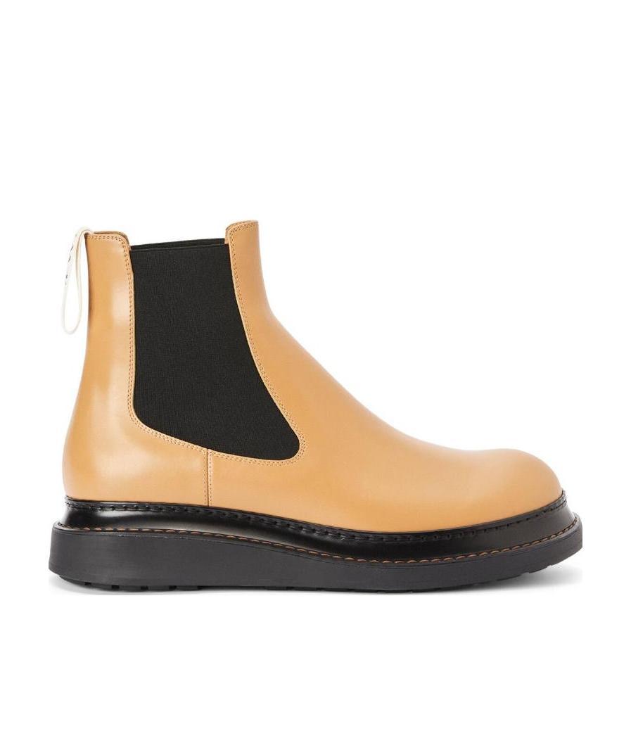 Loewe Logo Chelsea Boots In Black