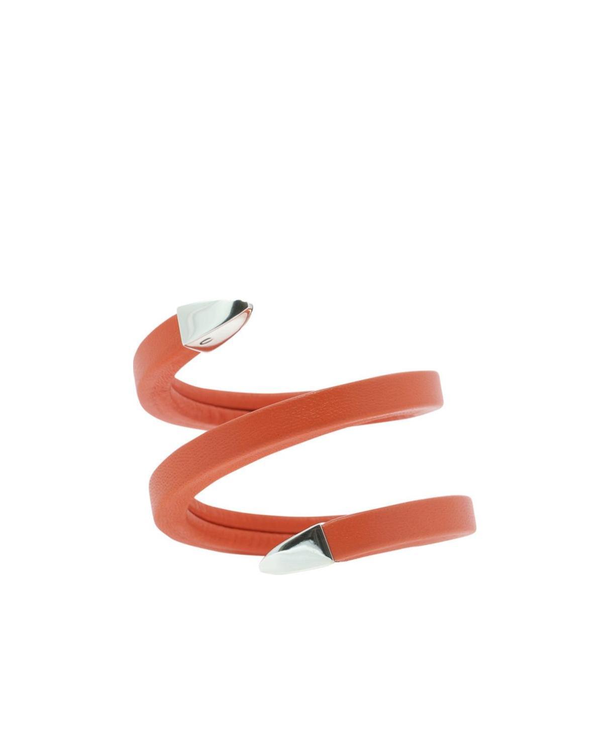 Bottega Veneta Wrapped Spiral Bracelet In Multicolor