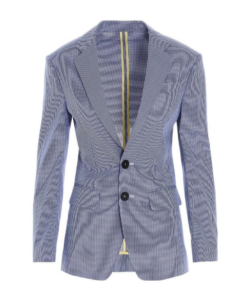 Shop Dsquared2 Single-breasted Blazer Jacket In Blue