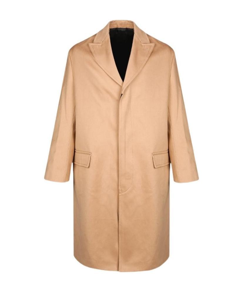 Ami Alexandre Mattiussi Single-breasted Cotton Coat