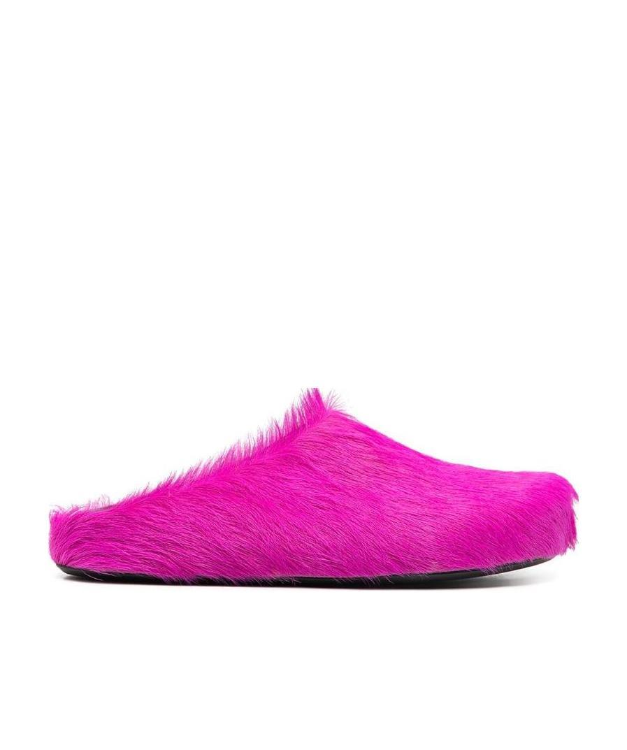 Marni Pink Fussbett Sabot Slip-on Loafers In Pink