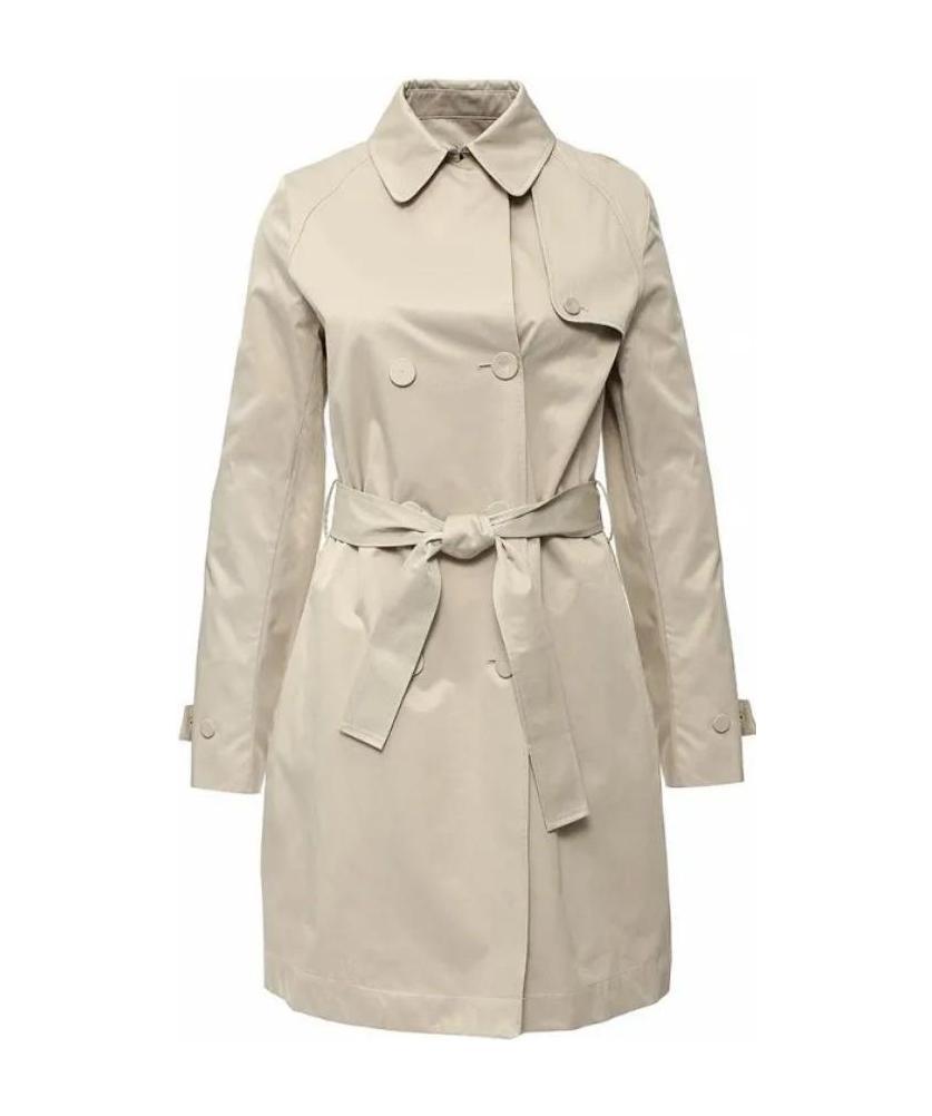 ARMANI JEANS LAPEL BELT TRENCH COAT