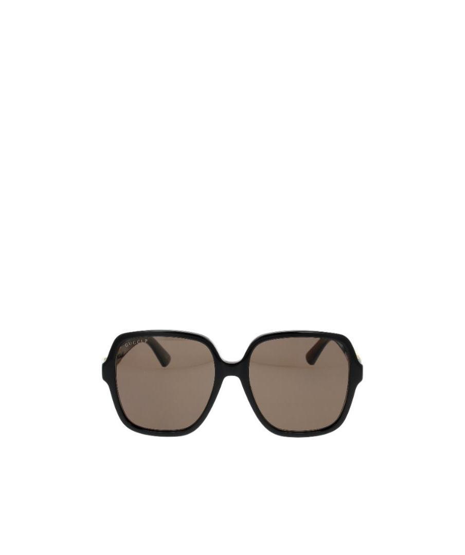Gucci Eyewear Square Frame Sunglasses In Gray