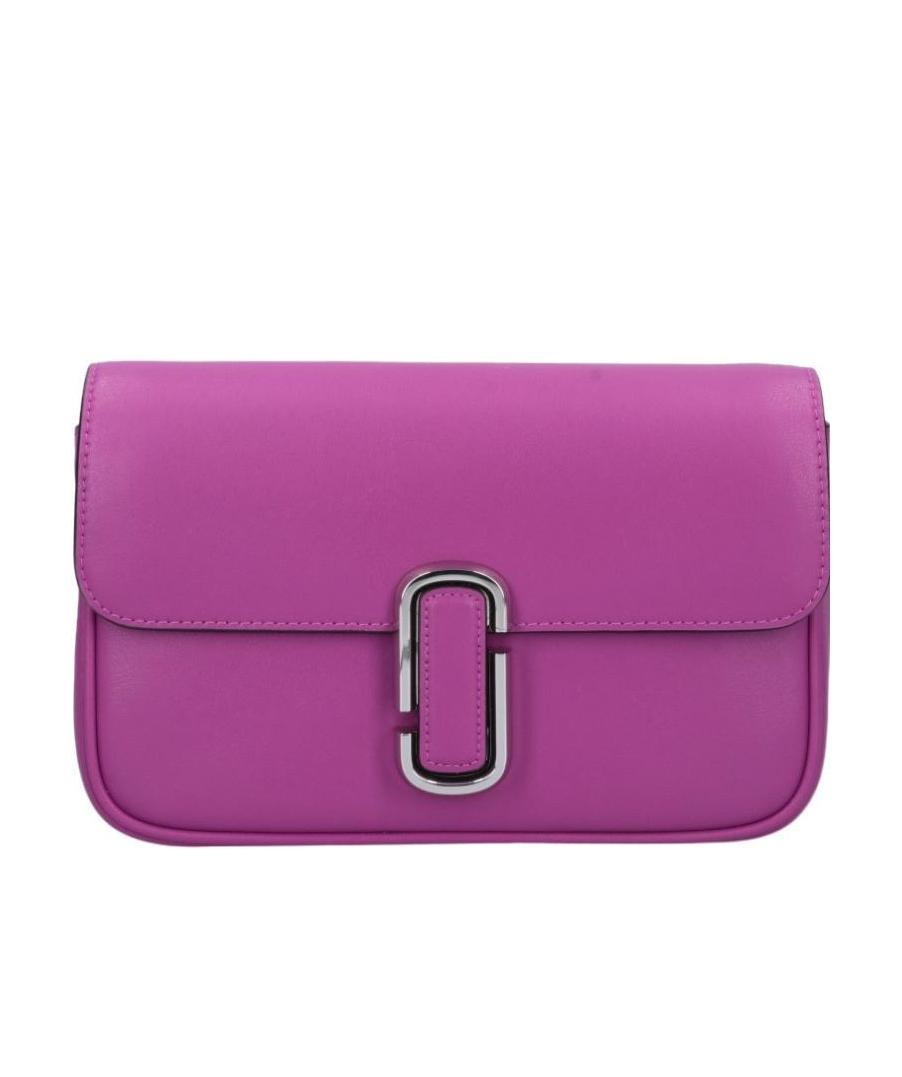 Marc Jacobs Logo-plaque Shoulder Bag In Pink