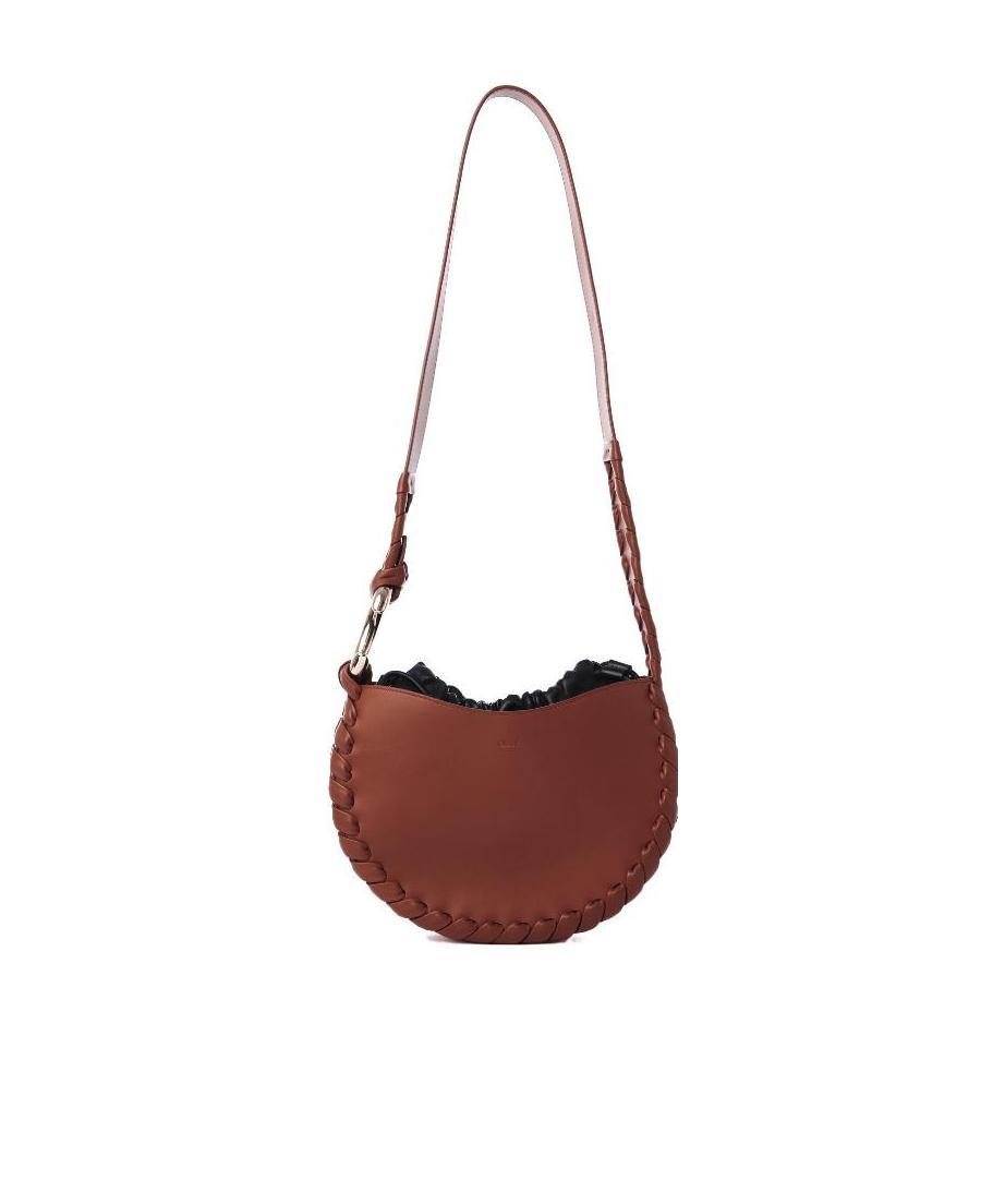 Chloé Mate S Hobo Leather Crossbody Bag In Red