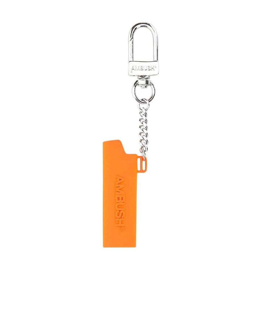 Ambush Metal Link Keyring With Enameled Holder