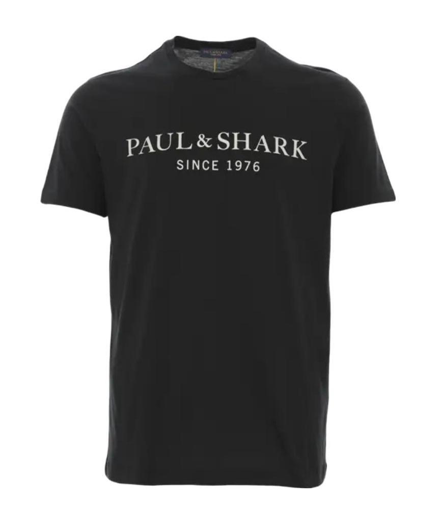PAUL & SHARK ROUND-NECKED LOGO T-SHIRT