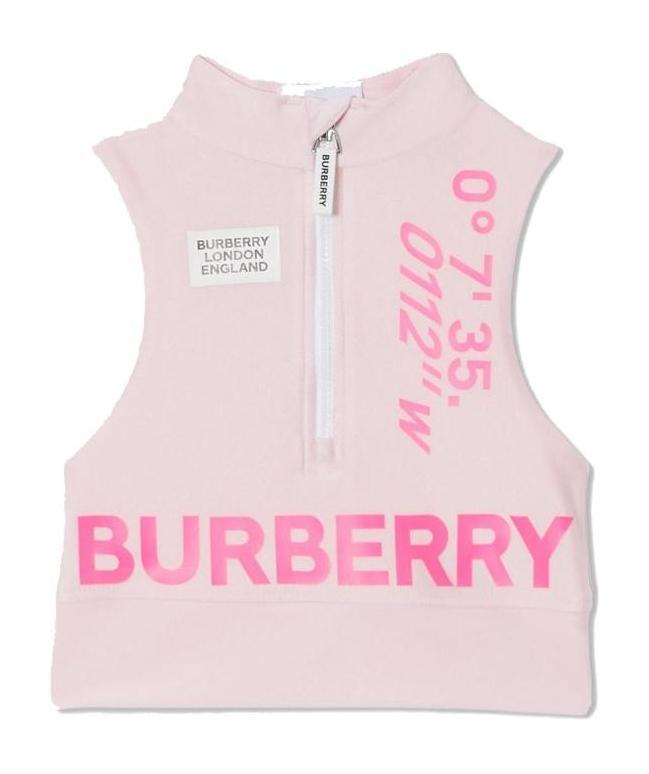 Burberry Logo-print Crop Top