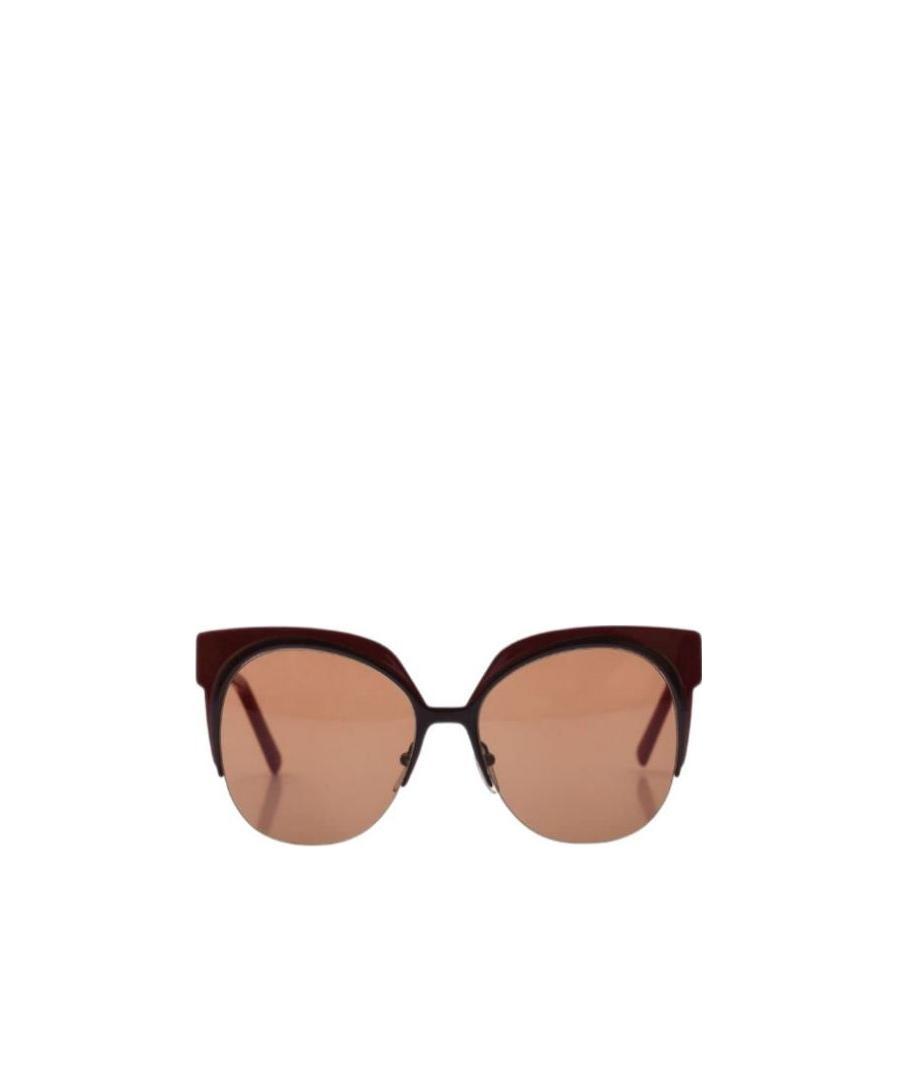 Marni Logo Sunglasses In Pink