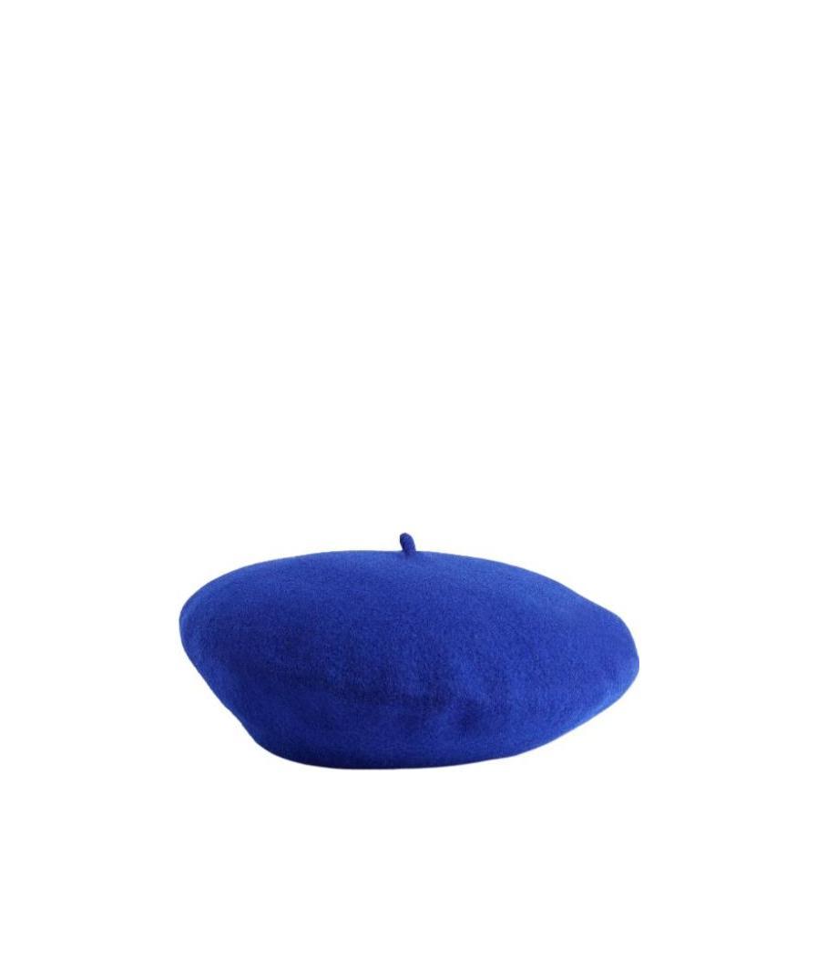 Gucci Gg  Wool-felt Beret In Blue