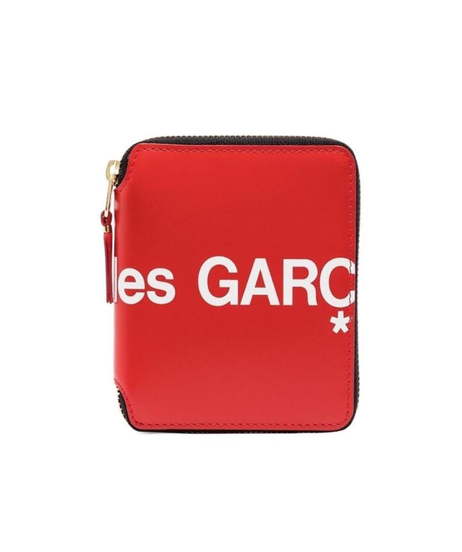 Comme Des Garçons Logo Print Wallet