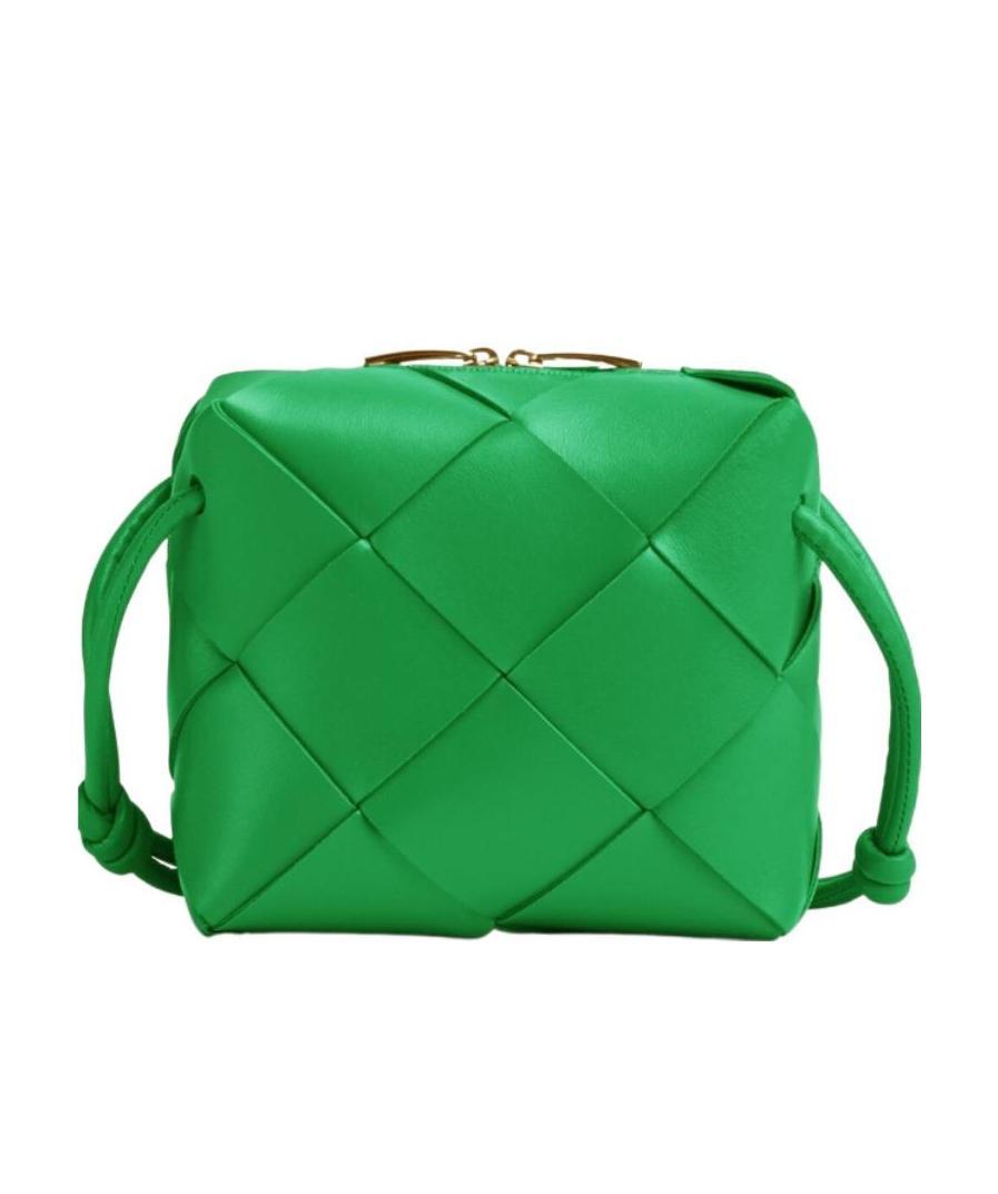 Bottega Veneta Mini Cassette Bag In Green