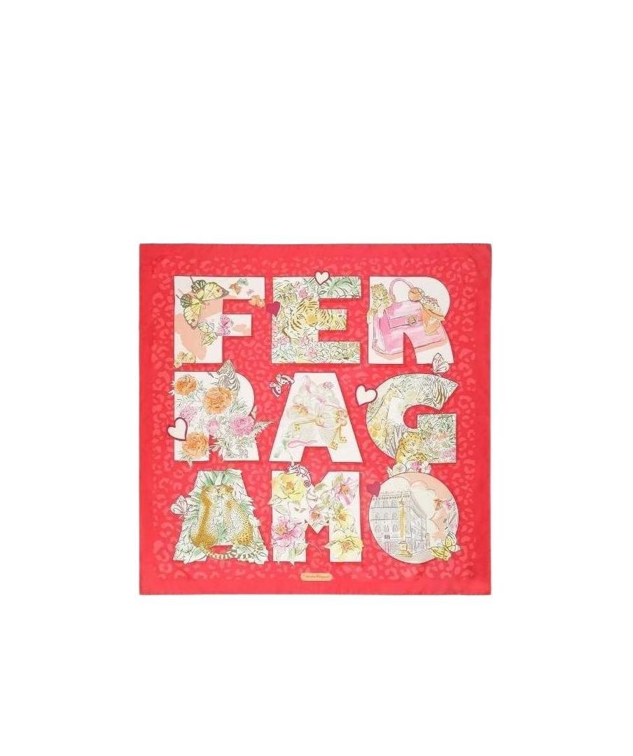 Ferragamo Printed Scarf In Multicolor