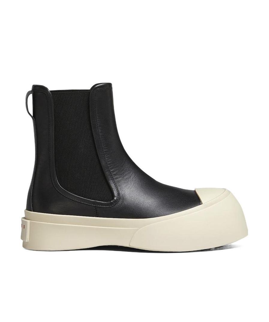 Marni Black Pablo Chelsea Boots In Black