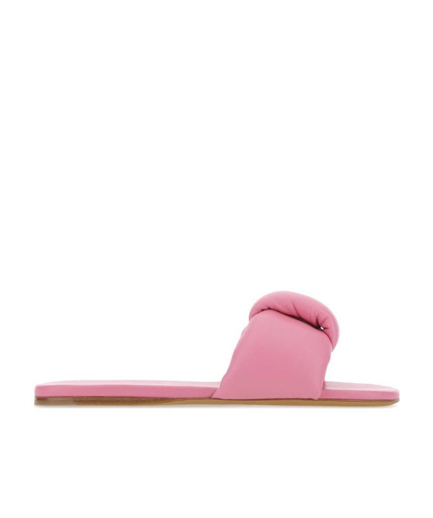 Miu Miu Padded Slip-on Sandals In Pink