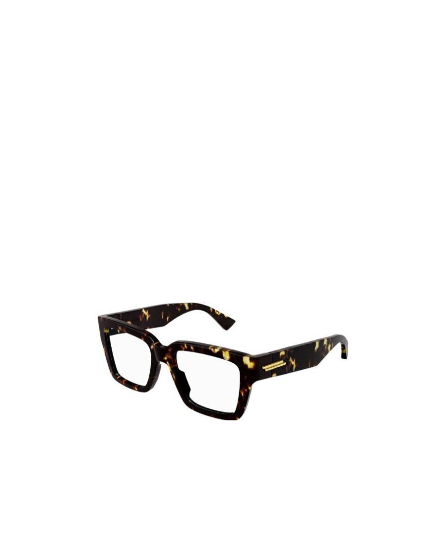 Bottega Veneta Bv1153o Rectangular-frame Glasses In Black