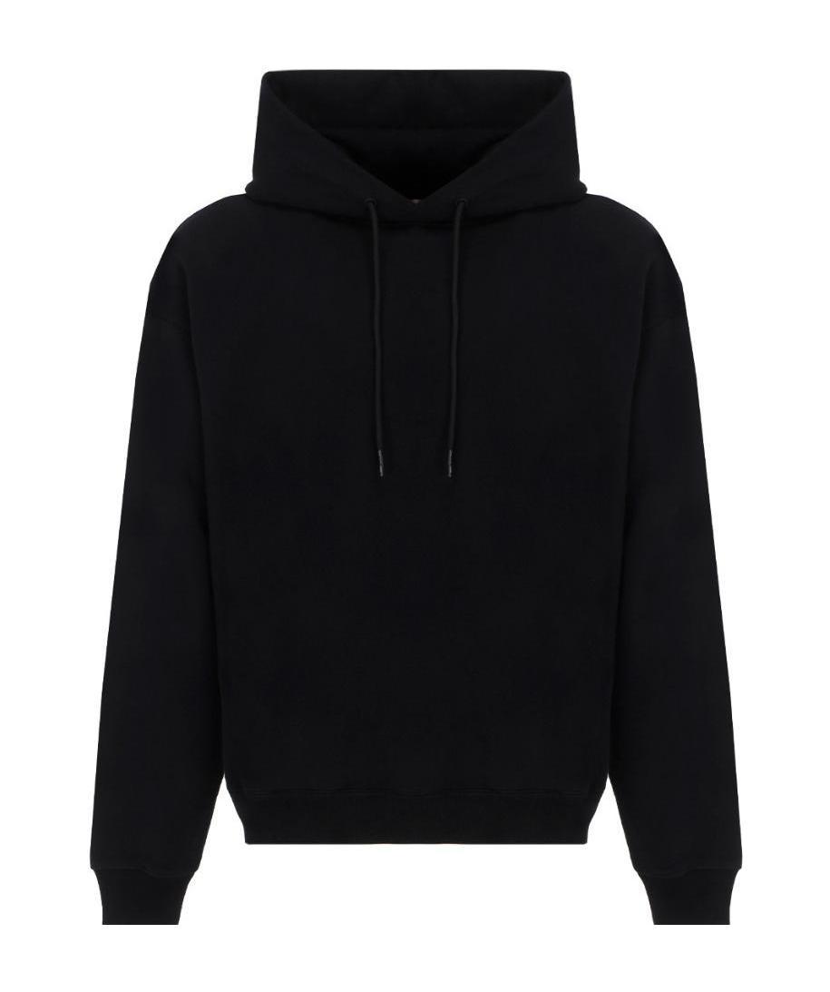 Shop Martine Rose Logo-print Hoodie In Black