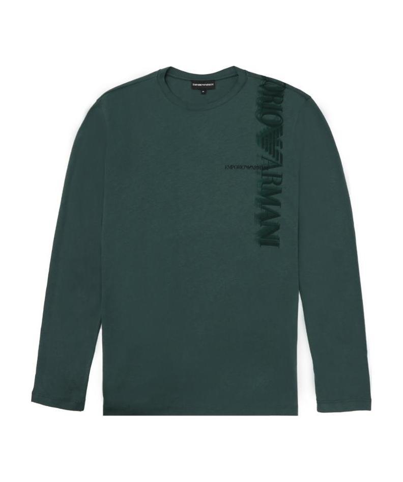 EMPORIO ARMANI LOGO LONG-SLEEVED T-SHIRT