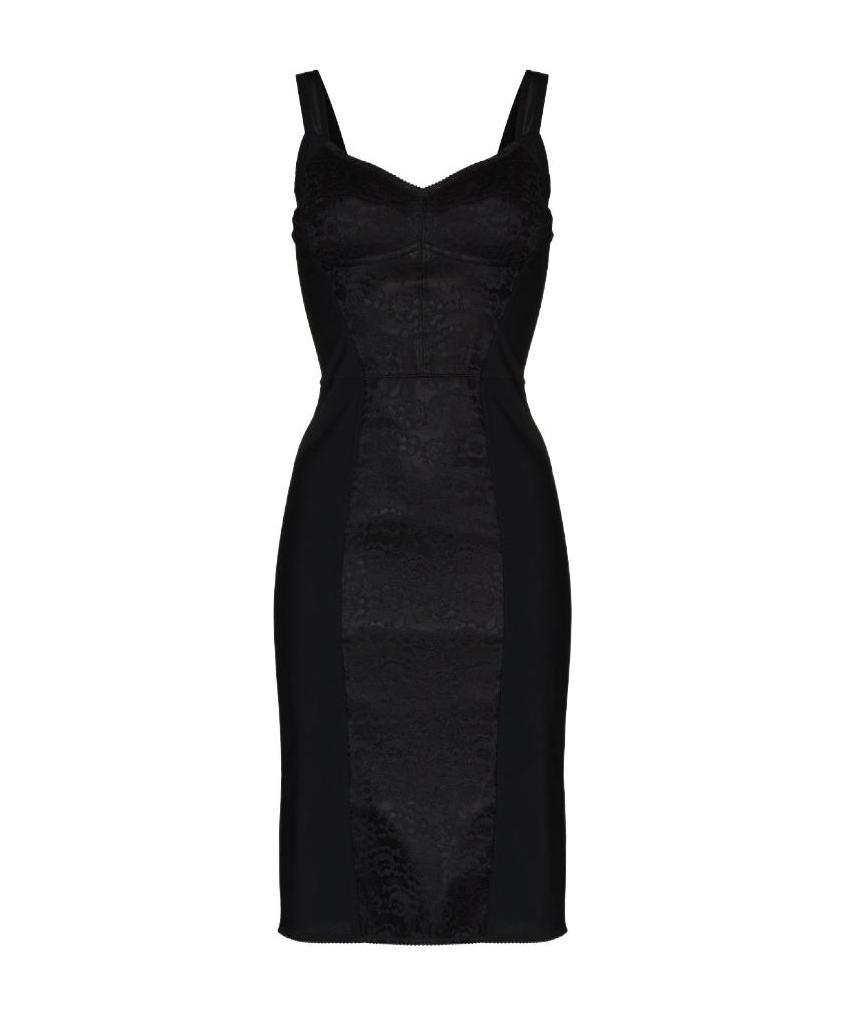 Dolce & Gabbana Suspender Dress In Black