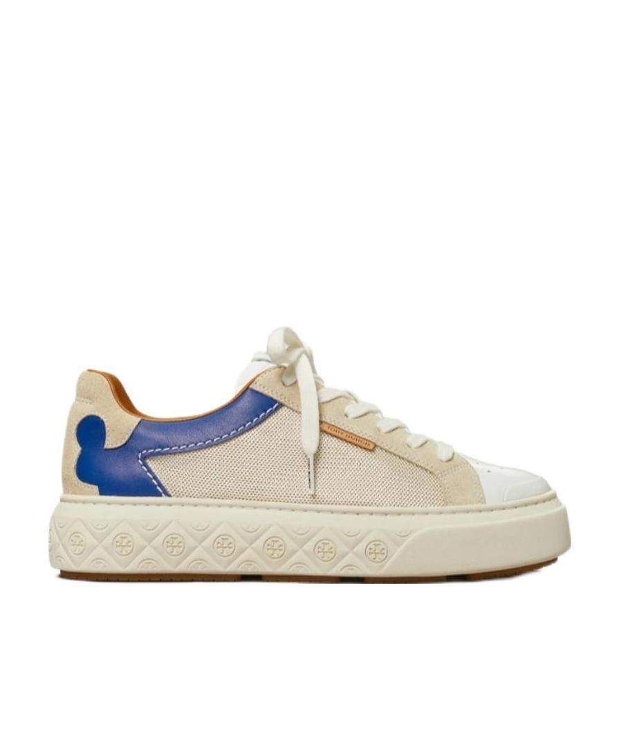 TORY BURCH LADYBUG LACE-UP SNEAKERS 