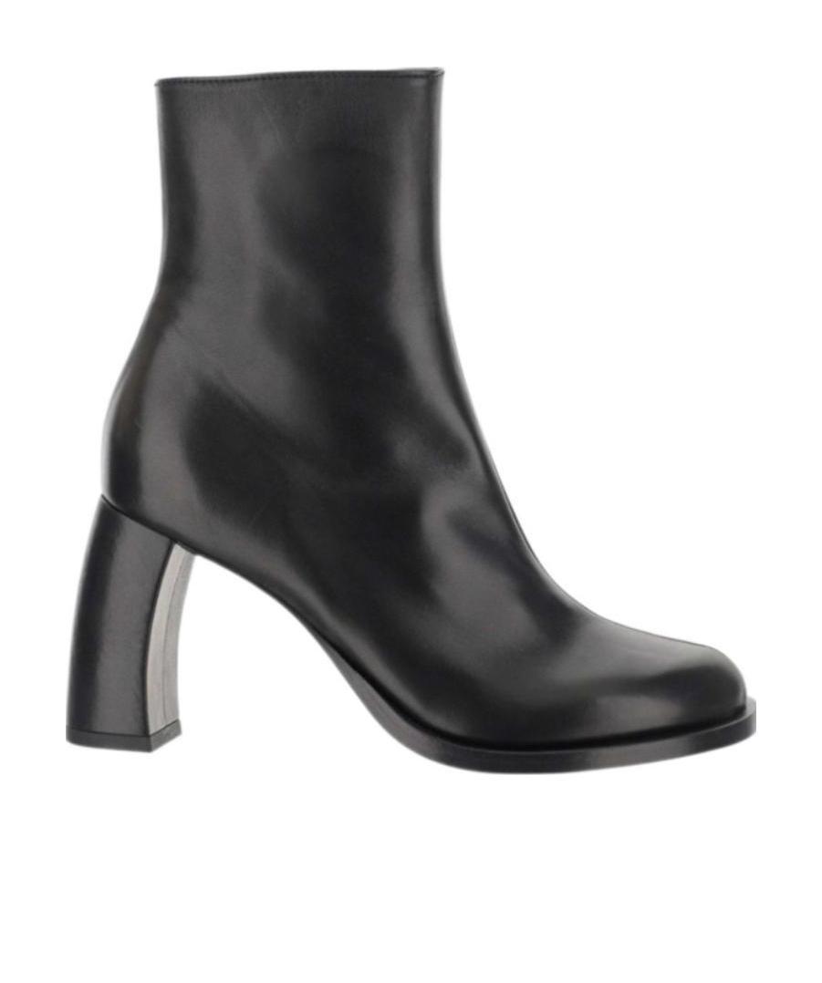 Ann Demeulemeester Lisa Ankle Boots In Black Leather In Black