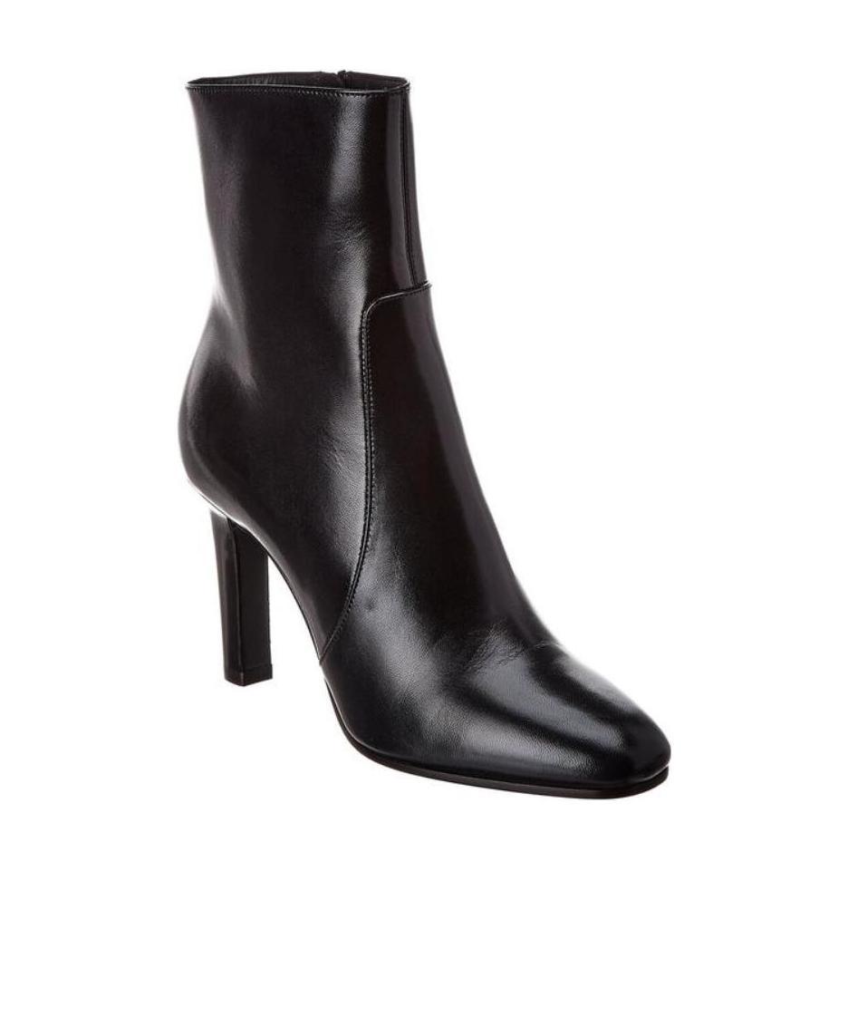 Saint Laurent High-heeled Boots In Black