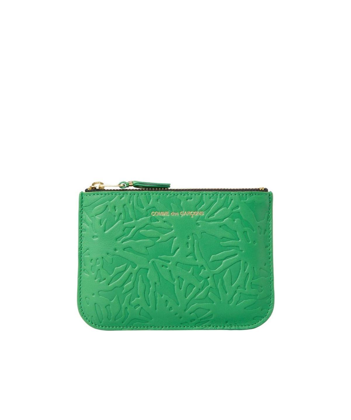 Comme Des Garçons Wallet All-over Embossed Zipped Wallet