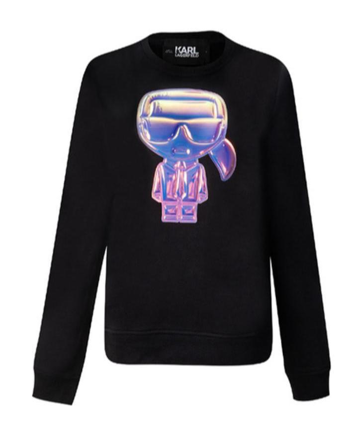 Karl Lagerfeld Black Sports Sweater