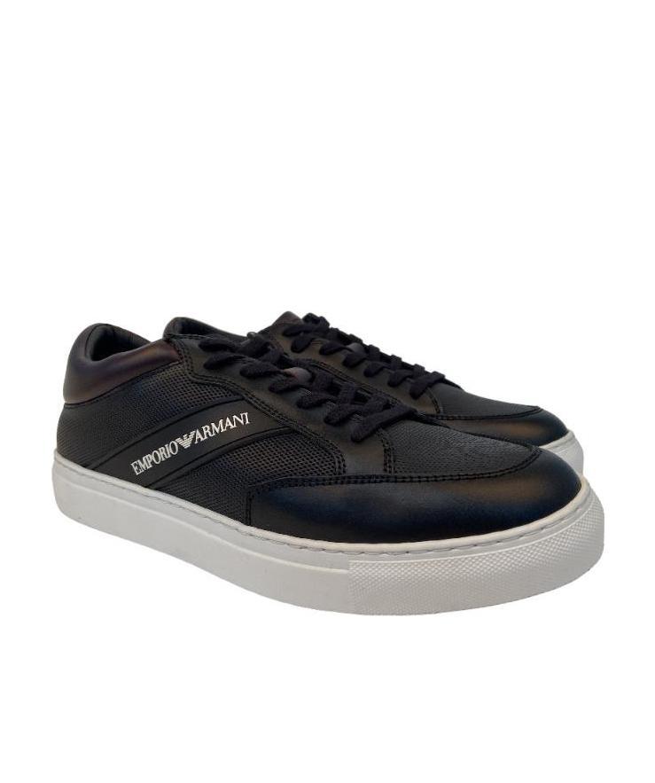 EMPORIO ARMANI LOGO DETAILS CASUAL SNEAKERS