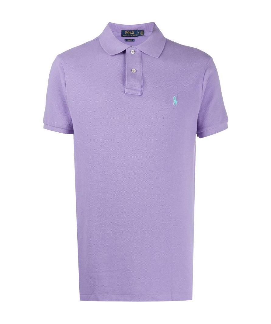 Polo Ralph Lauren Cotton Polo Shirt In Purple