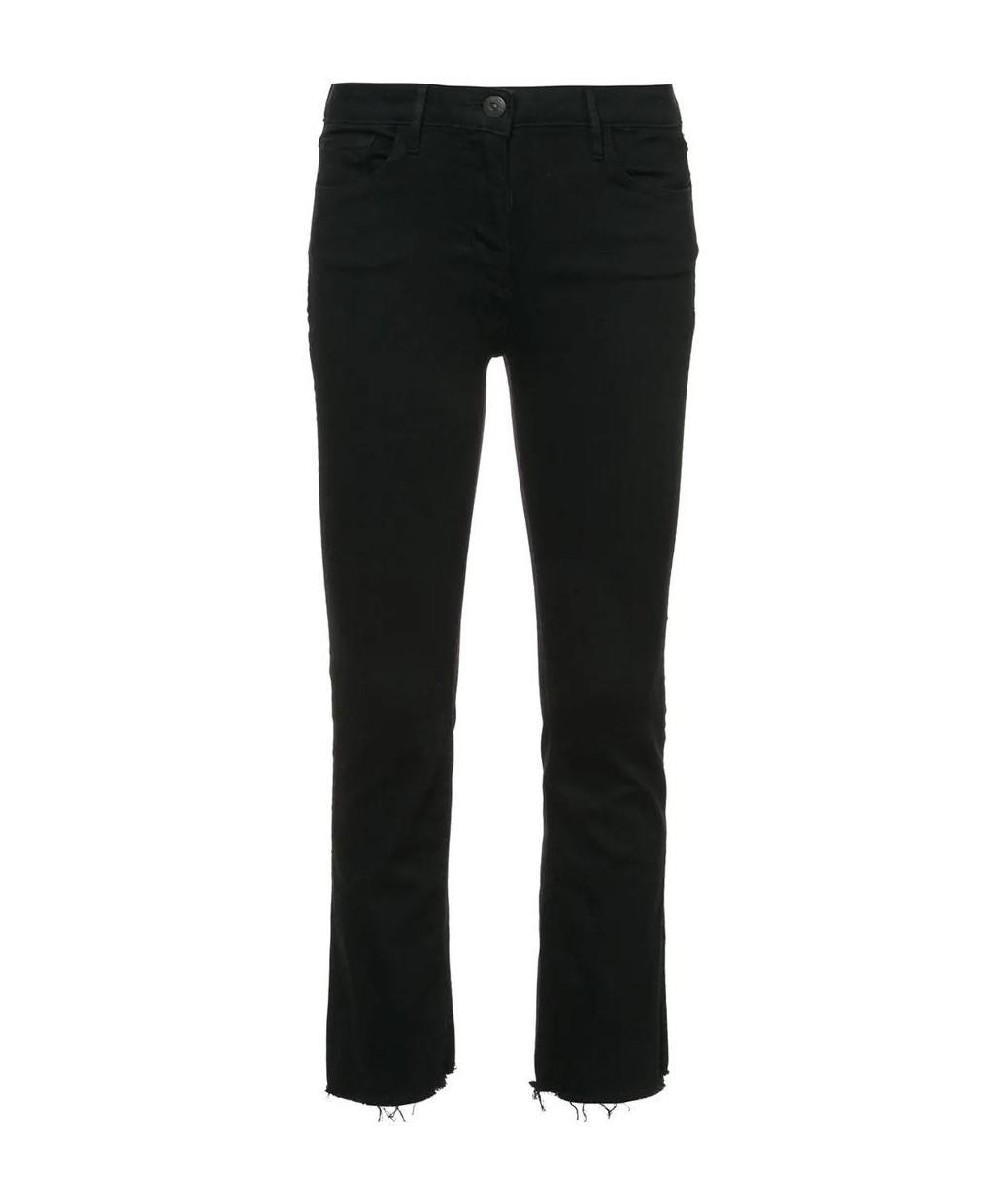 3x1 Slim Blended Quarter Pants In Black