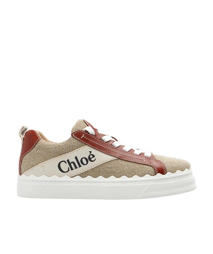 Chloé Logo Sports Shoes In White