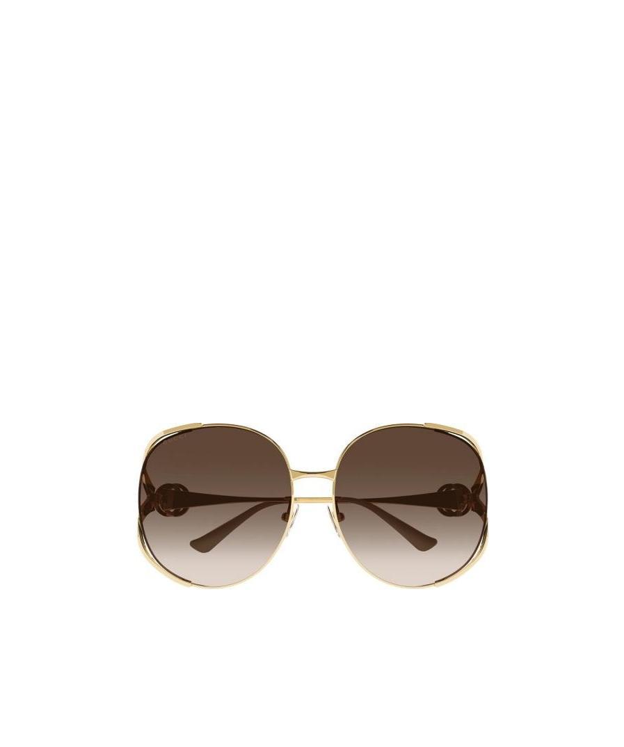 Gucci Interlocking G Oversized Sunglasses In Green