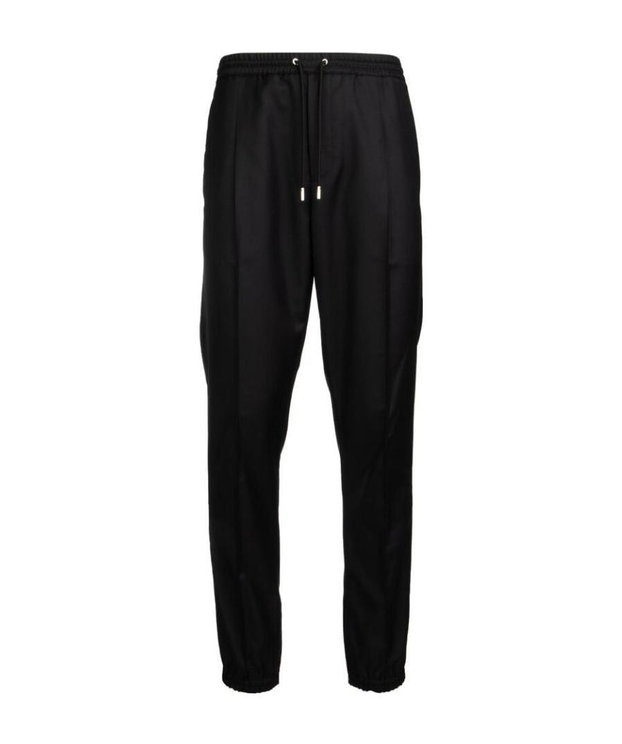 Dior Lace Up Sweatpants In Black