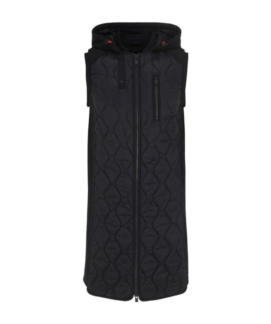 Moose Knuckles Black Sleeveless Vest In Black